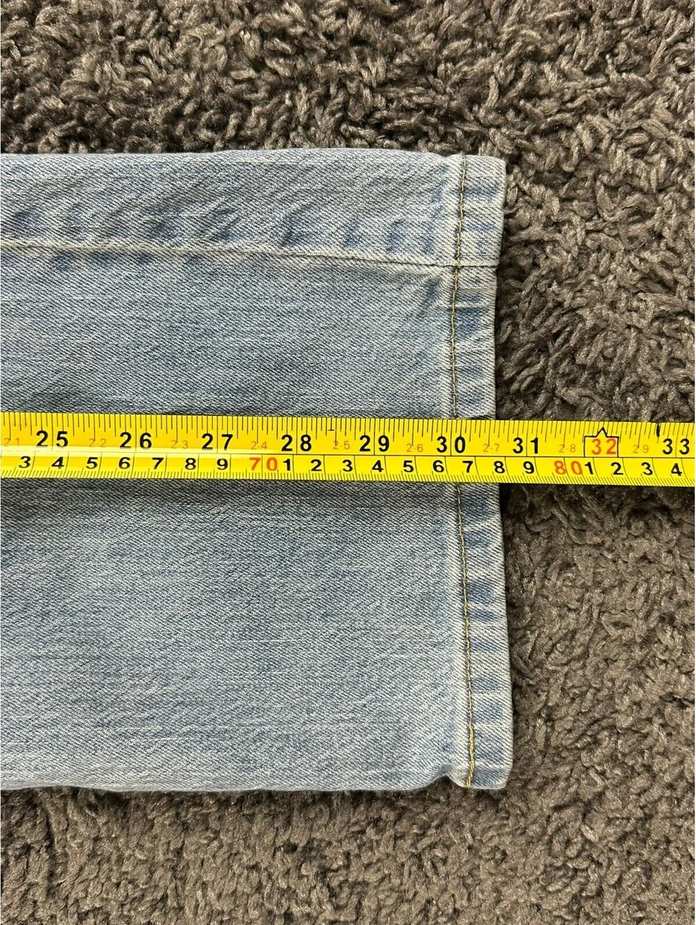 Levi's 527 Jeans Mens Light Wash Slim Bootcut Stretch Denim Sz 30x30